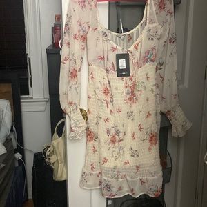Floral mini dress